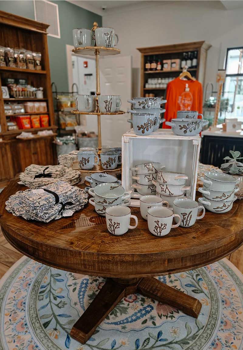 Picture of the gift shop retail items at Fancy Girl Farms